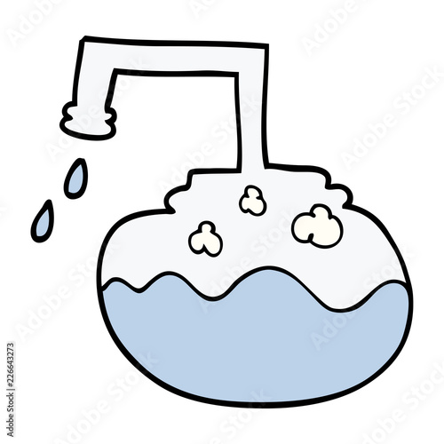 cartoon doodle science experiment