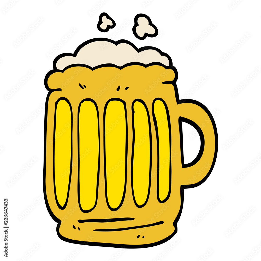 cartoon doodle tankard of beer cartoon doodle tankard of beer