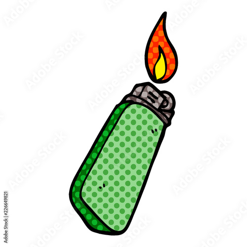 cartoon doodle disposable lighter