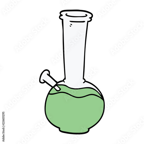 cartoon doodle bong