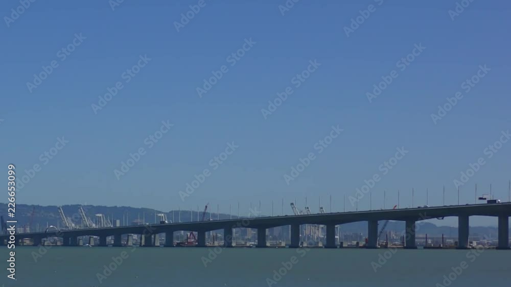 The Bay Bridge in San Francisco, California, USA, circa May 2017 The Bay Bridge in San Francisco, California, USA, circa May 2017