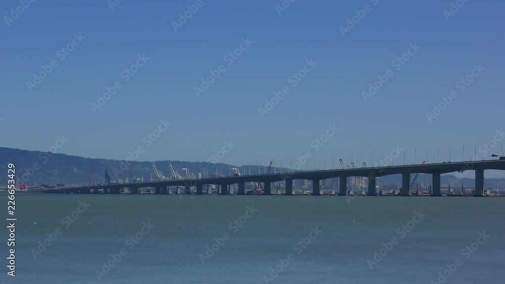 The Bay Bridge in San Francisco, California, USA, circa May 2017 The Bay Bridge in San Francisco, California, USA, circa May 2017