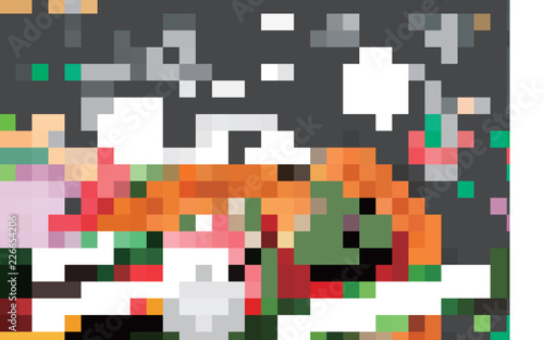 Savoury pizza ads