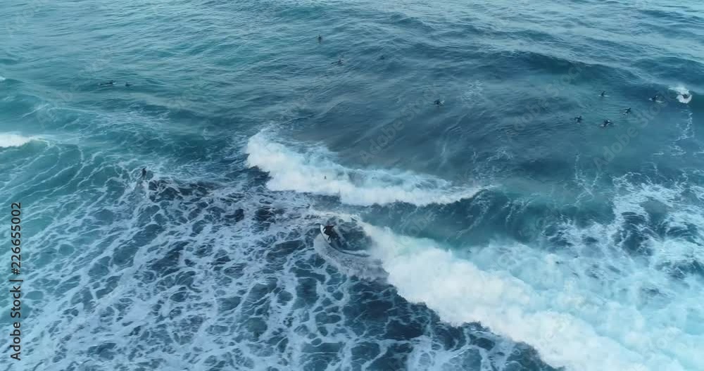 Surfer from Drone Surfer from Drone