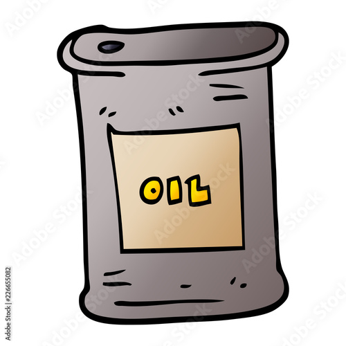 cartoon doodle motor oil