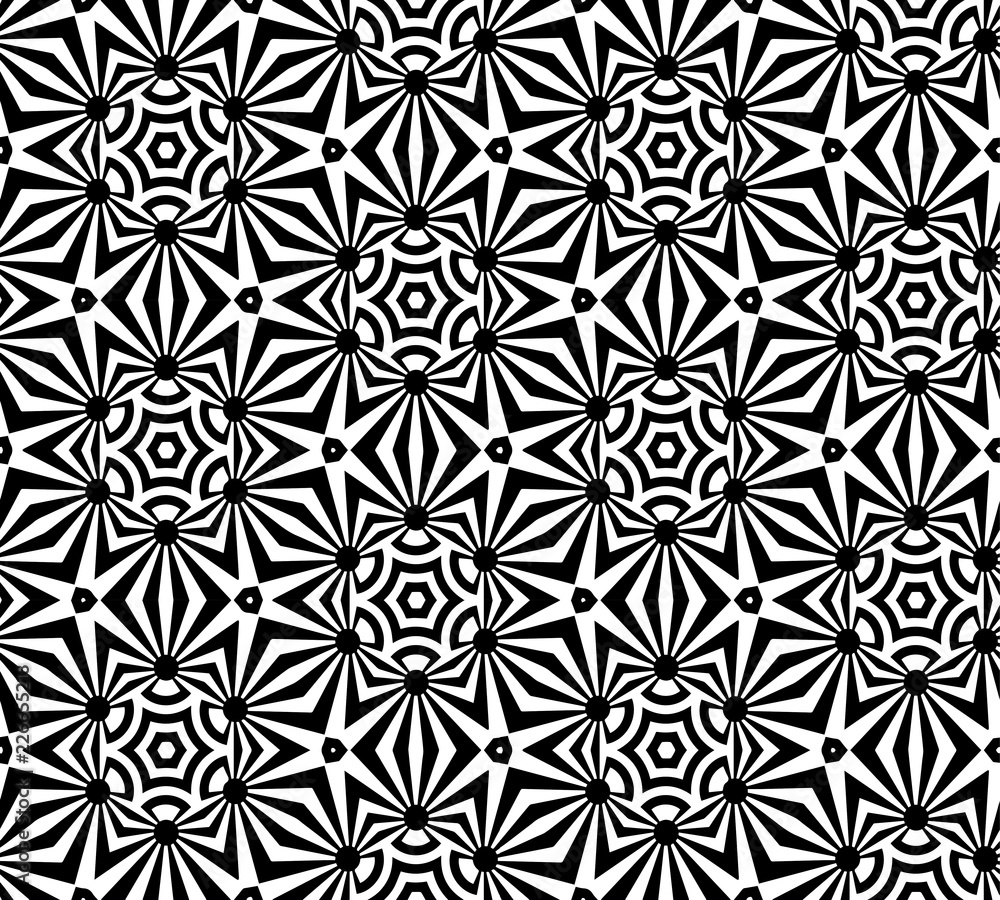 Abstract seamless black and white pattern Abstract seamless black and white pattern