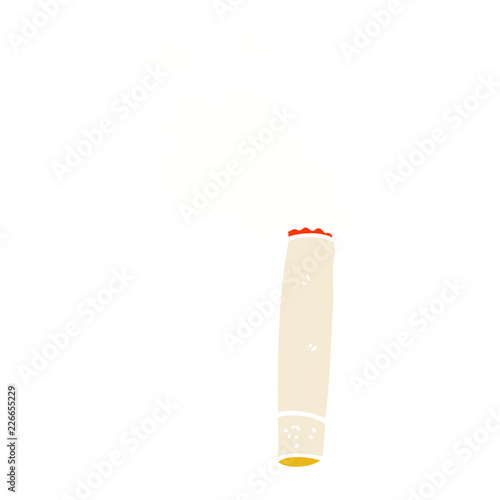 cartoon doodle cigarette