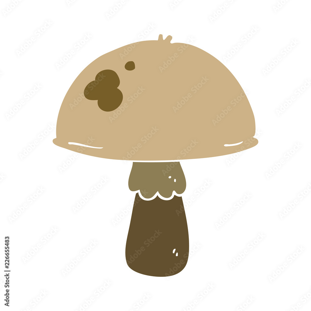 flat color style cartoon mushroom flat color style cartoon mushroom