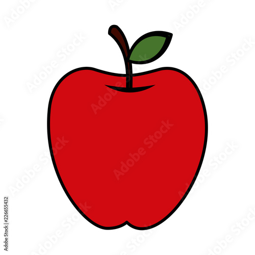 apple fresh fruit icon