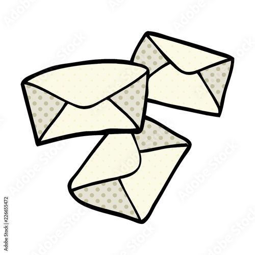 cartoon doodle letters
