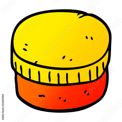 cartoon doodle moisturizer jar