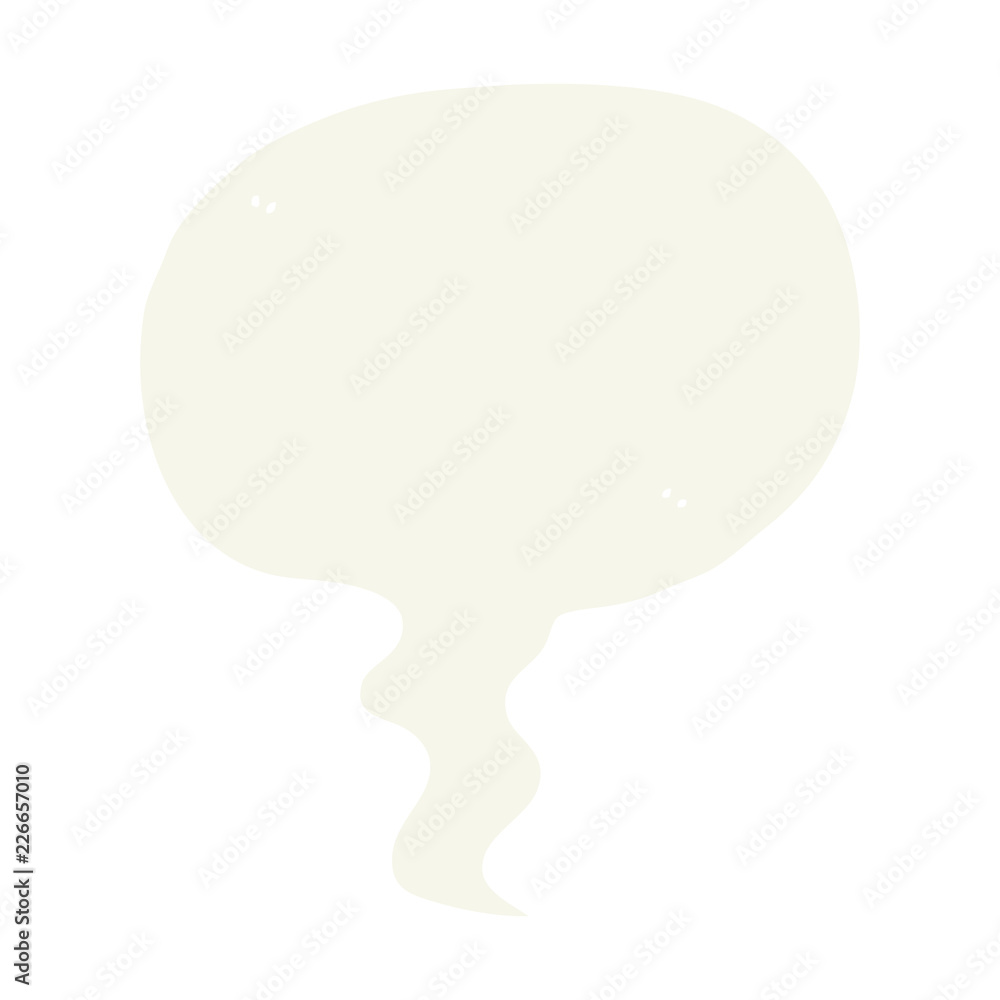 flat color style cartoon speech bubble