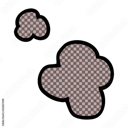 cartoon doodle poof of smoke