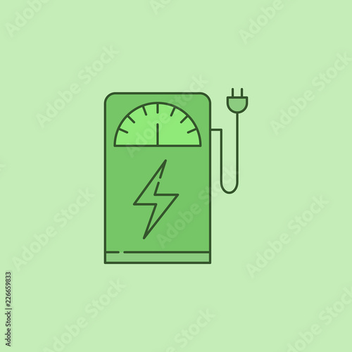 Green Eco Electric Fuel Pump icon photo