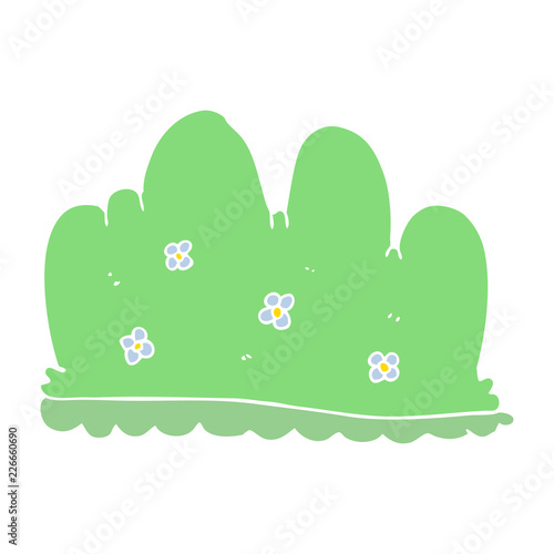 flat color style cartoon hedge