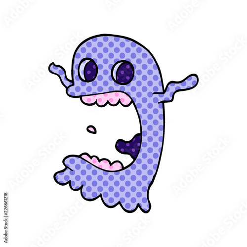 cartoon doodle spooky ghost