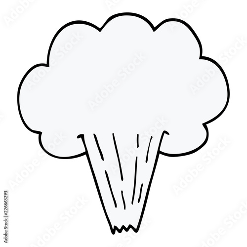 cartoon doodle gust of air