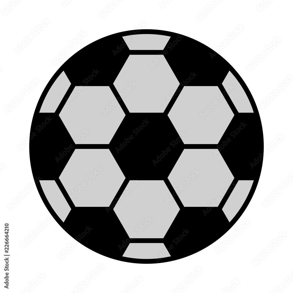 Fototapeta premium soccer football sport ball icon