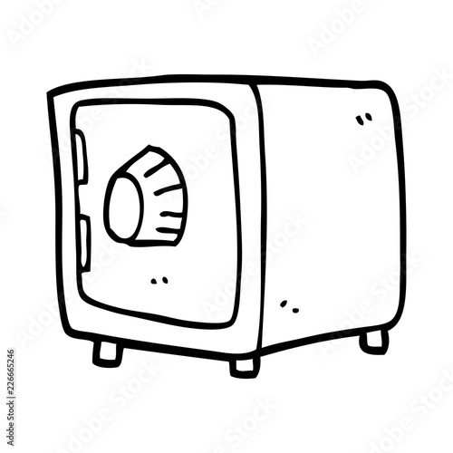 line drawing cartoon safe