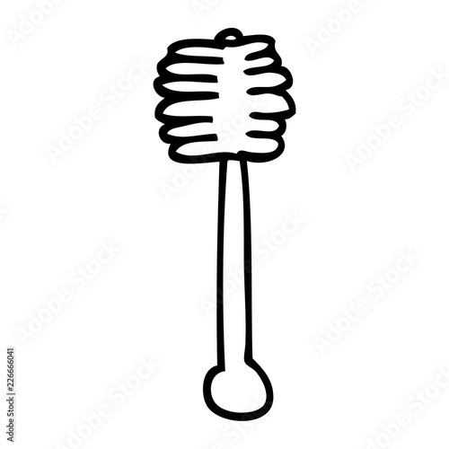 line drawing cartoon honey spindle