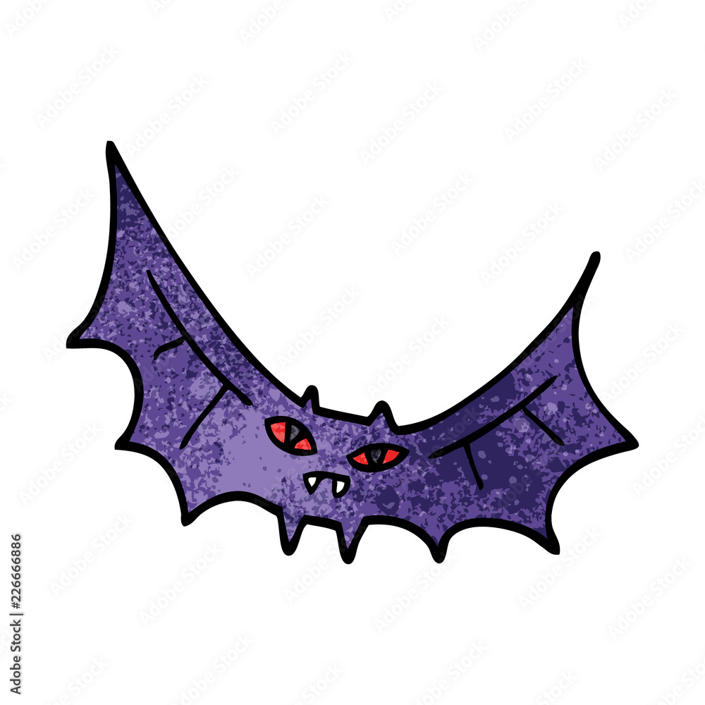 Fototapeta premium cartoon doodle bat