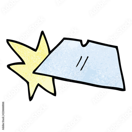 cartoon doodle shiny razorblades