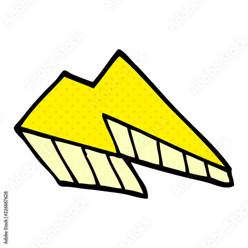 cartoon doodle lightening bolt