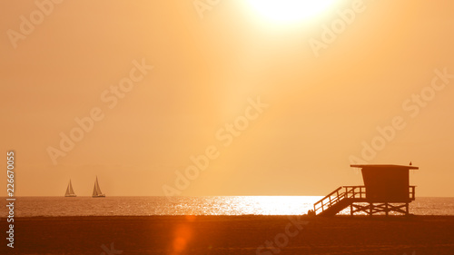 Sunset Over the Beach 2