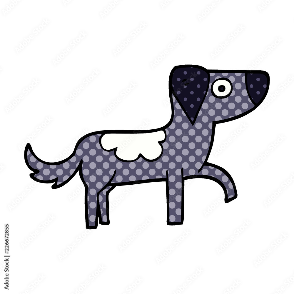 cartoon doodle happy dog cartoon doodle happy dog