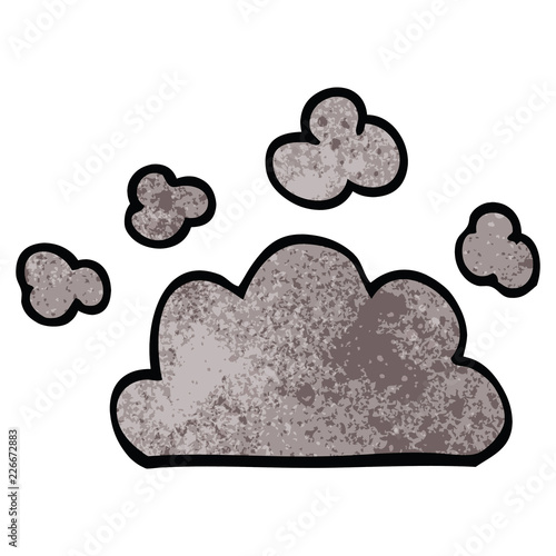 cartoon doodle weather cloud