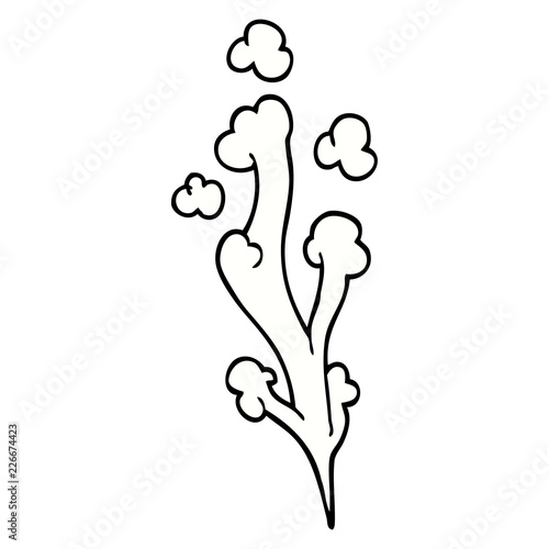 cartoon doodle gust of air