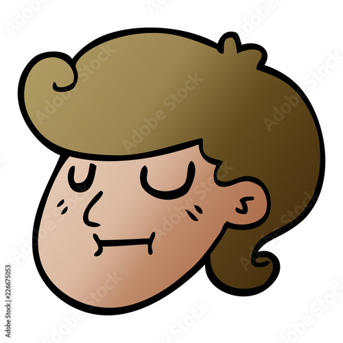 cartoon doodle of a girls face