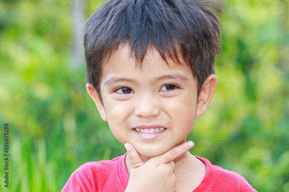 Portrait of smiling boy Portrait of smiling boy