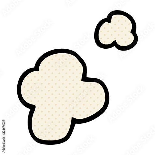 cartoon doodle poof of smoke