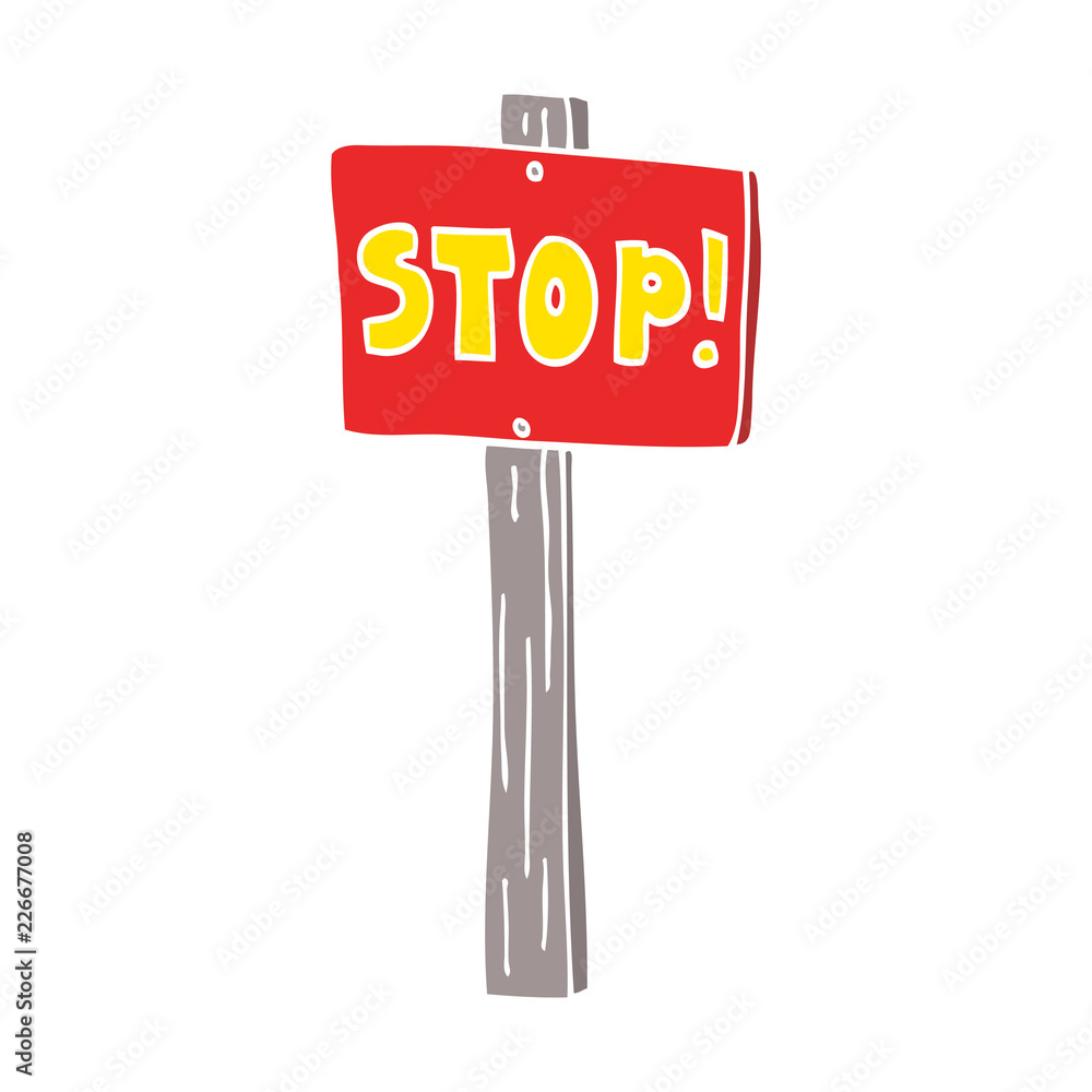 cartoon doodle road sign cartoon doodle road sign