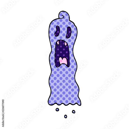 cartoon doodle spooky ghost