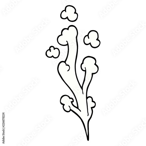 cartoon doodle gust of air