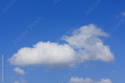 Blue sky with cloud