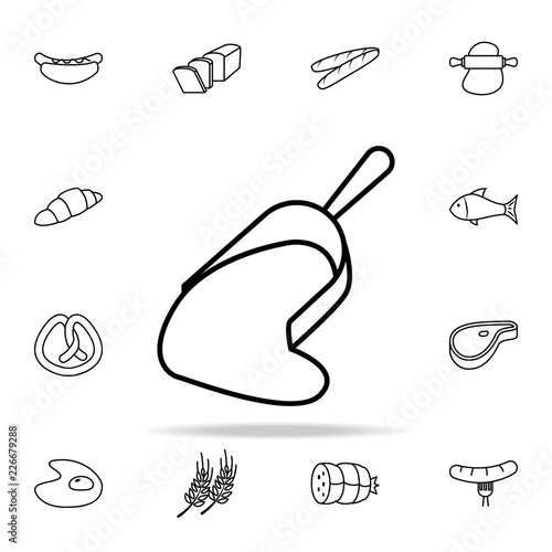 granulated sugar icon. Food icons universal set for web and mobile