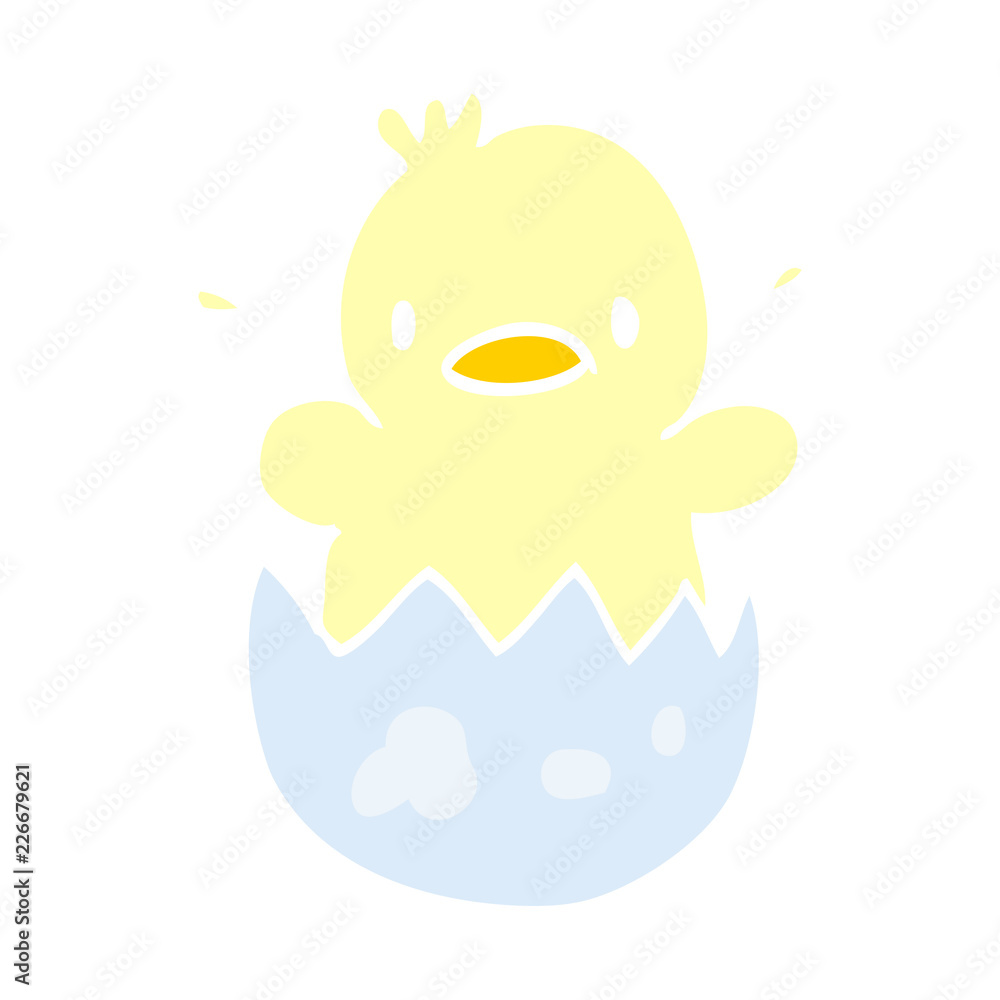 Obraz premium cute cartoon doodle chick