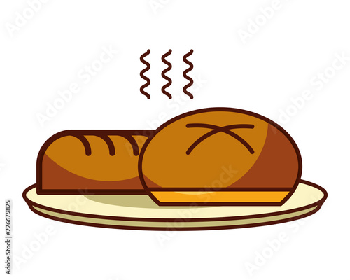 loaf and bun bread fresh food bakery
