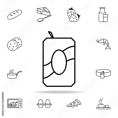 iron jar of juice icon. Food icons universal set for web and mobile