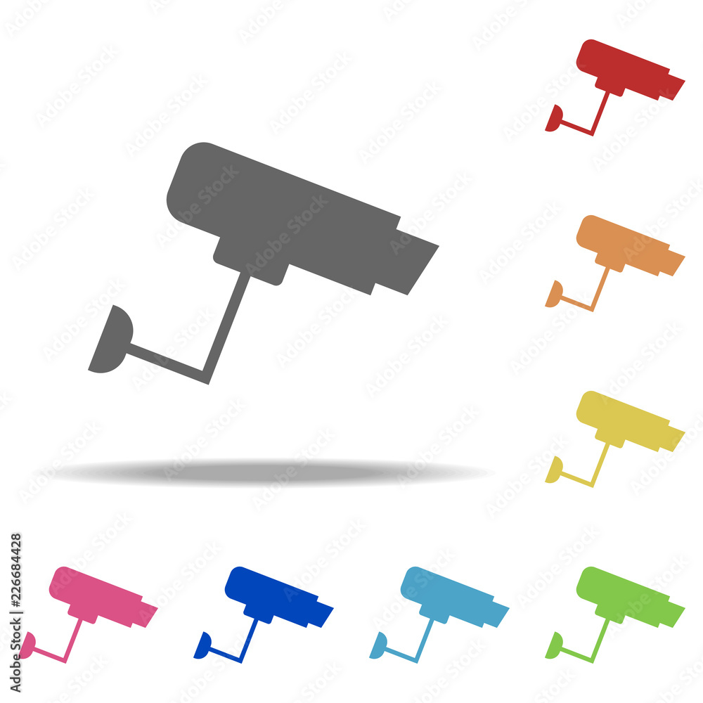 Surveillance Camera icon. Elements of web in multi colored icons. Simple icon for websites, web design, mobile app, info graphics