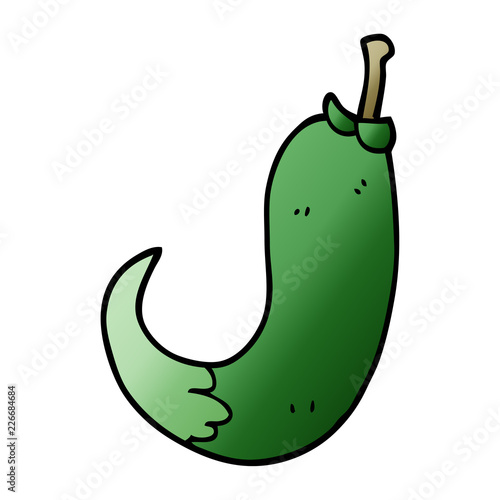 cartoon doodle chilli pepper