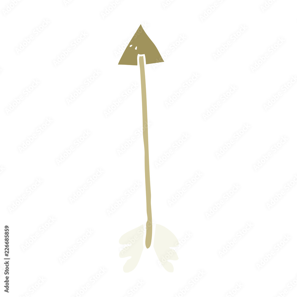 flat color style cartoon arrow flat color style cartoon arrow