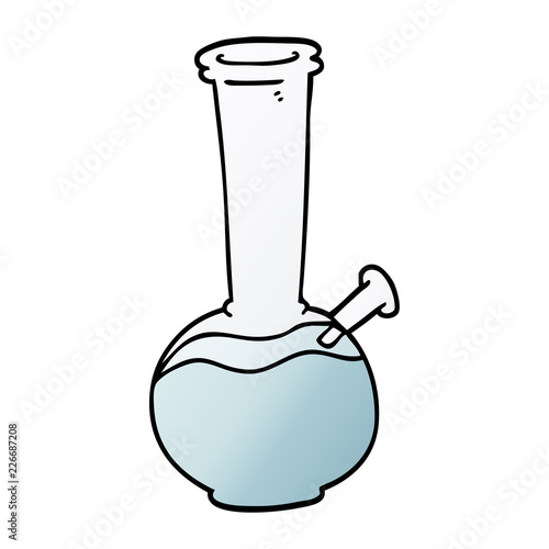 cartoon doodle bong