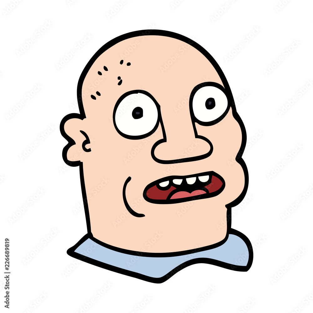 cartoon doodle of a mans head cartoon doodle of a mans head