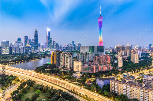 Guangzhou city skyline photo