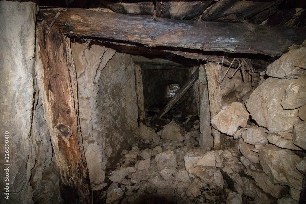 Fototapeta premium underground bunker