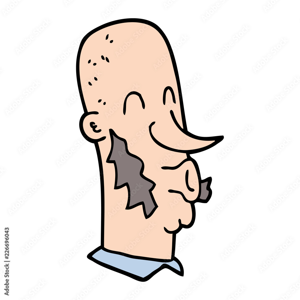 cartoon doodle man with side burns Stock Vector | Adobe Stock cartoon doodle man with side burns Stock Vector | Adobe Stock